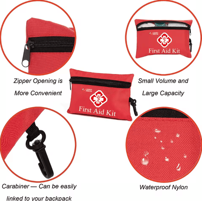 110-Piece Waterproof First Aid Kit – Compact Trauma Medical Kit for Home, Travel & Outdoor Emergencies