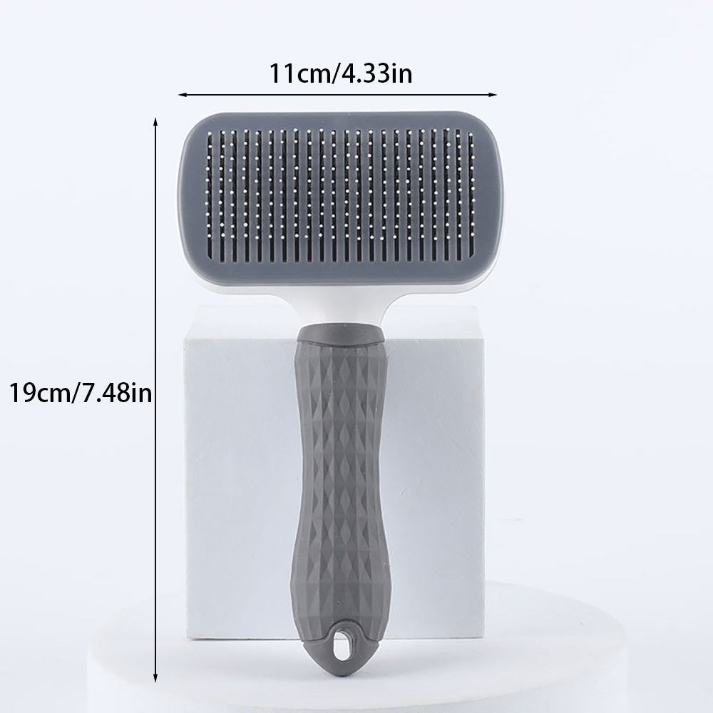 Self-Cleaning Pet Hair Remover Brush for Dogs & Cats Grooming Tool