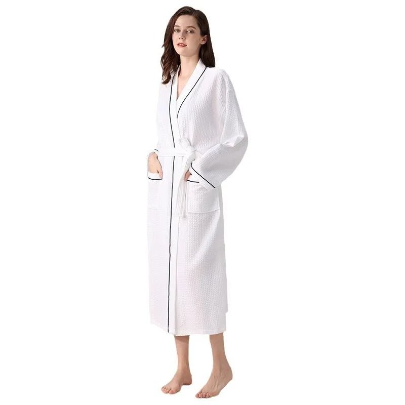 Luxury Hotel Cotton Bathrobe for Men & Women Soft Spa Robe