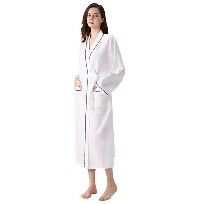 Luxury Hotel Cotton Bathrobe for Men & Women Soft Spa Robe