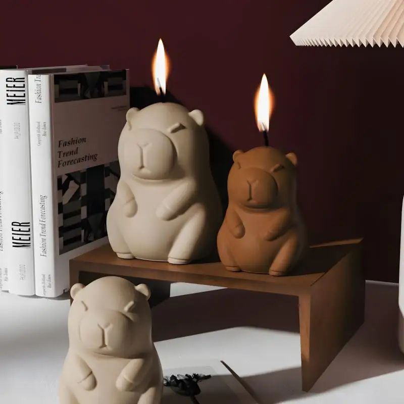 Kawaii Capybara Silicone Candle and Craft Mold