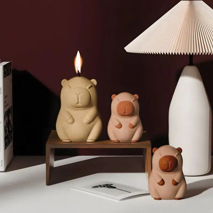 Kawaii Capybara Silicone Candle and Craft Mold