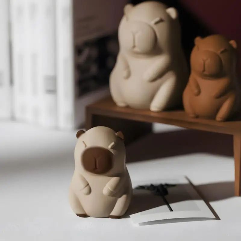 Kawaii Capybara Silicone Candle and Craft Mold