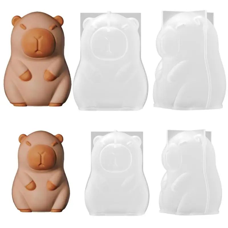 Kawaii Capybara Silicone Candle and Craft Mold