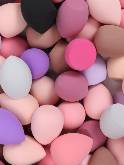 Beauty Sponge Set Pieces for Liquid, Cream & Powder Makeup Random Colors & Shapes