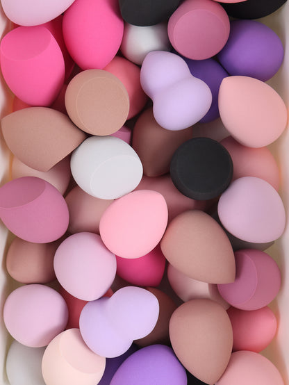 Beauty Sponge Set Pieces for Liquid, Cream & Powder Makeup Random Colors & Shapes