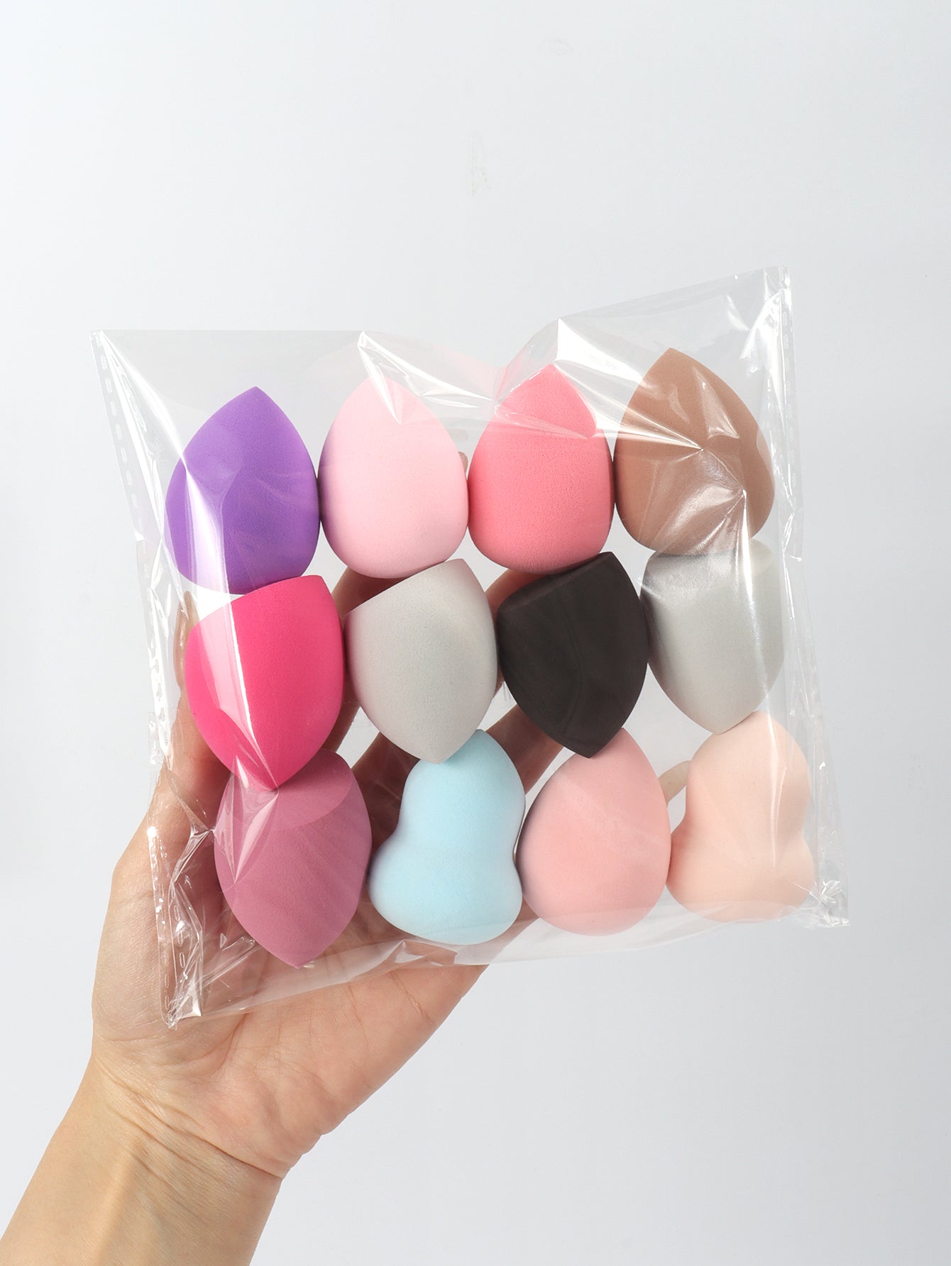 Beauty Sponge Set Pieces for Liquid, Cream & Powder Makeup Random Colors & Shapes