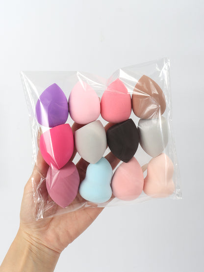 Beauty Sponge Set Pieces for Liquid, Cream & Powder Makeup Random Colors & Shapes