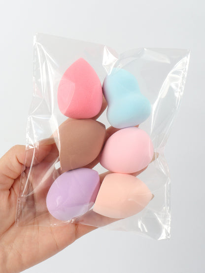 Beauty Sponge Set Pieces for Liquid, Cream & Powder Makeup Random Colors & Shapes