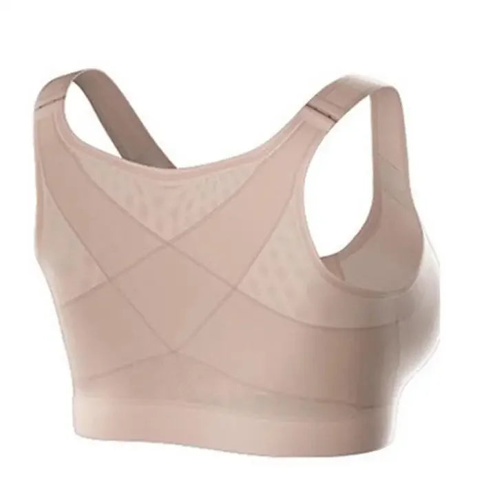 Posture Support Bra, Align Shoulders & Relieve Back Pain with Front Closure