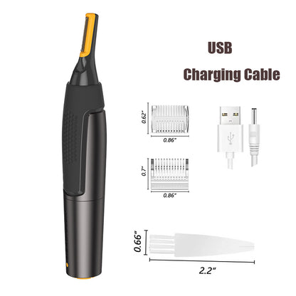 Ultra Thin Precision Nose & Ear Trimmer for Men, Waterproof & Safe Electric Shaver