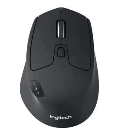 Logitech M720 Triathlon Multi-Device Wireless Mouse | Bluetooth & 2.4GHz Dual-Mode Optical Mouse