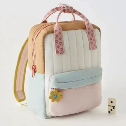 SunnyBloom Kids School Backpack Lightweight Childrens Backpack with Sunflower Charm