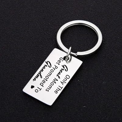 Grandparent Promotion Keychain Soon to Be Grandma and Grandpa Gift