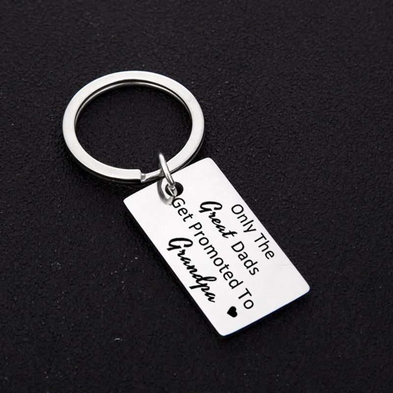 Grandparent Promotion Keychain Soon to Be Grandma and Grandpa Gift
