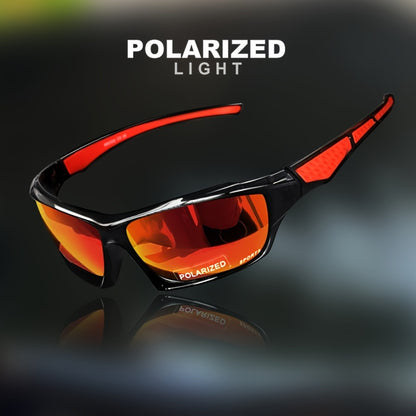 Sports Polarized Sunglasses for Men Glare Reduction for Driving Cycling Fishing