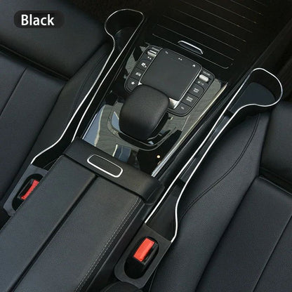 DriveTidy Car Seat Gap Filler Organizer with Cup Holder & Phone Slot (2-Pack)