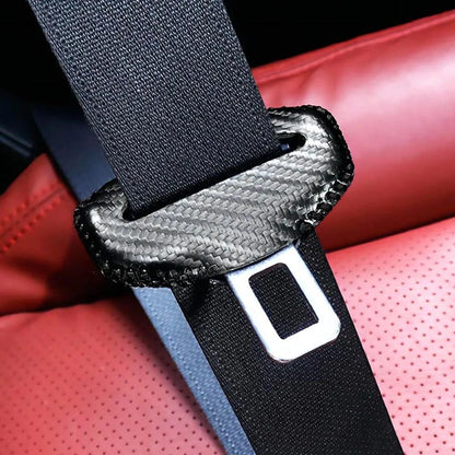 Universal seat belt buckle cover in PU Leather – Anti-Scratch, Quiet-Ride Protector for Car Interiors