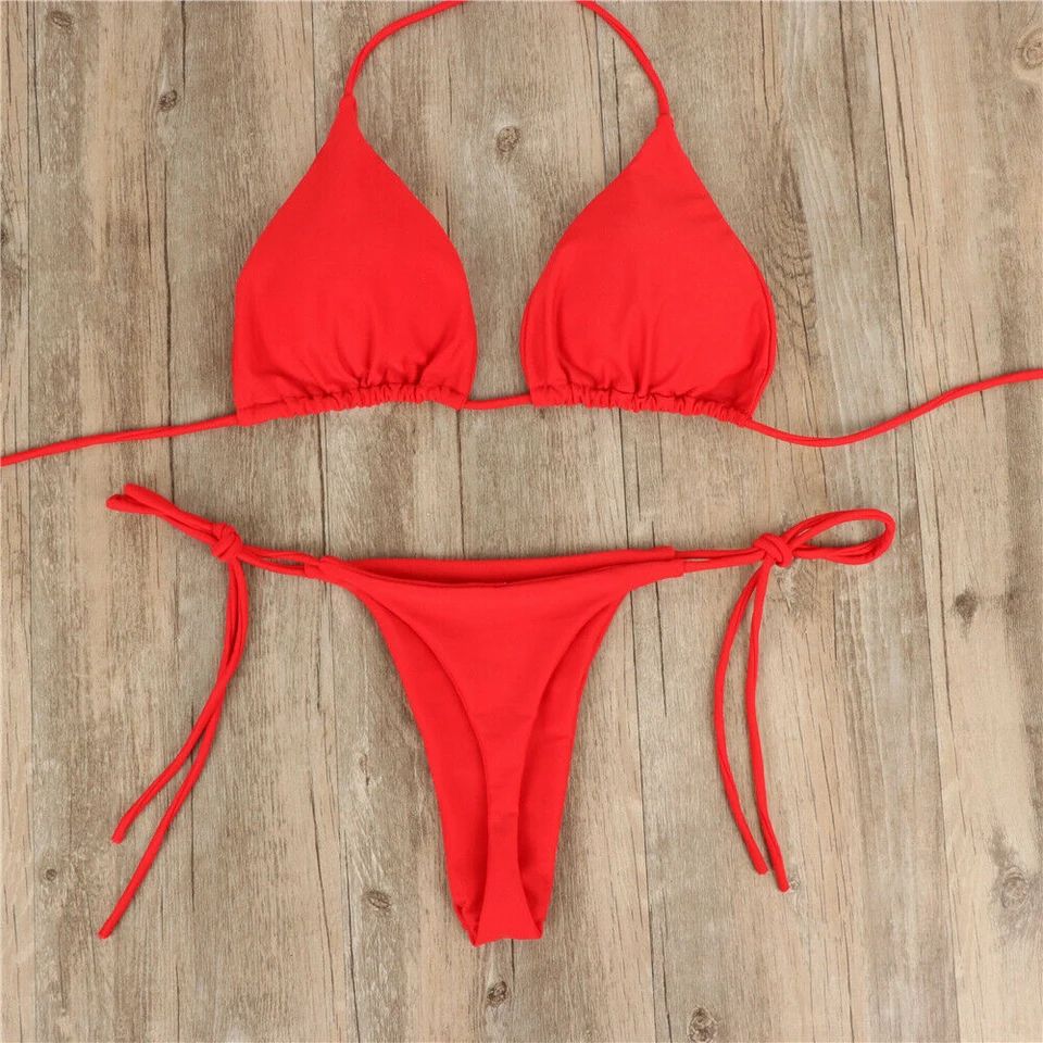 Sexy Side Tie Brazilian Bikini Set for Women
