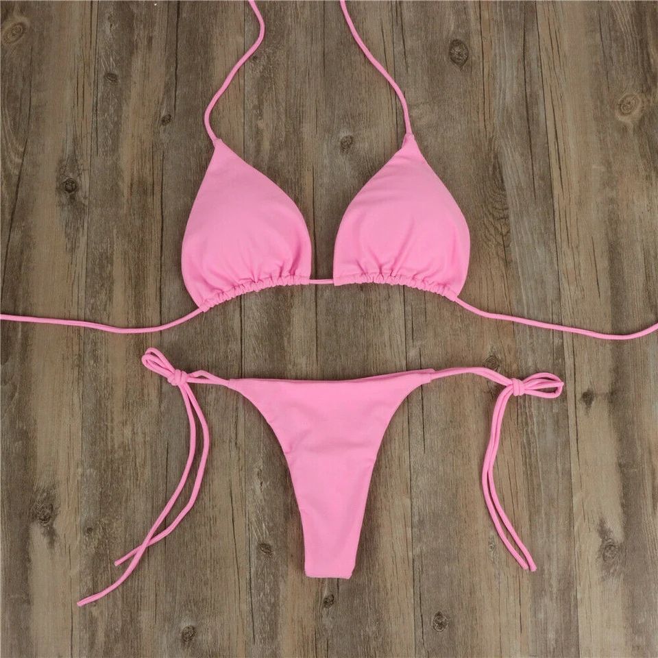Sexy Side Tie Brazilian Bikini Set for Women