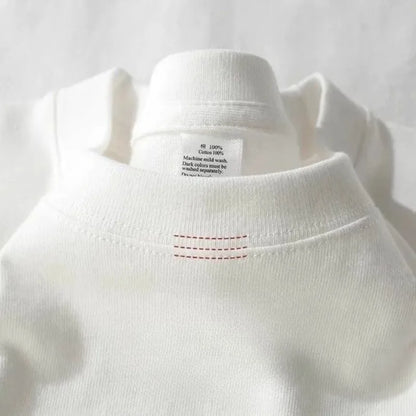 Heavyweight Cotton Men's T-Shirt, Durable Breathable Everyday Round Neck Tee