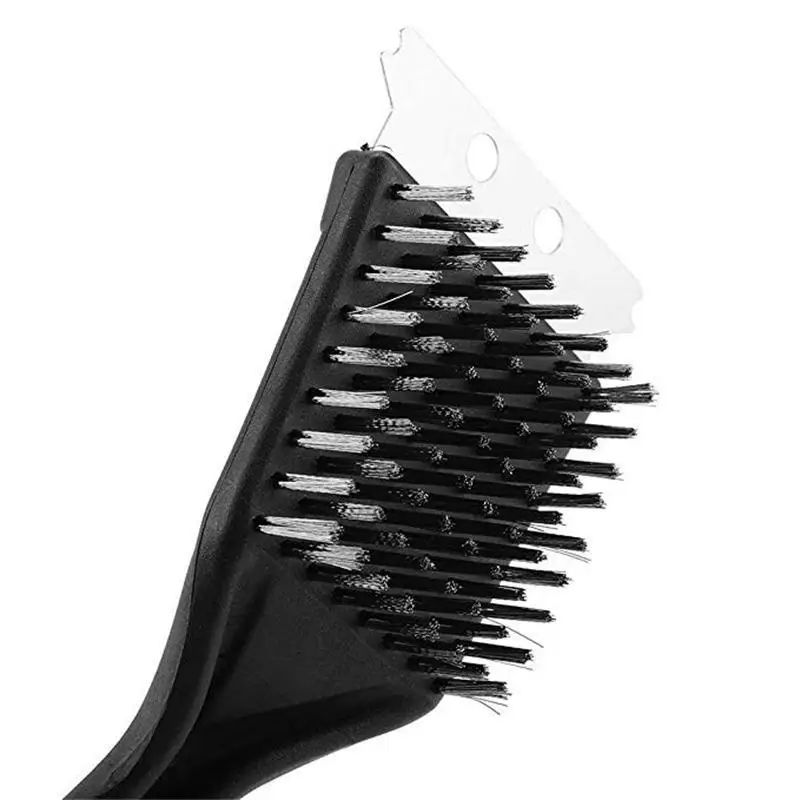Steel Wire BBQ Grill Cleaning Brush Heavy Duty Scraper