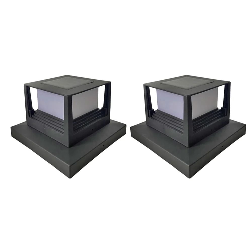 LED Solar Pillar Light | Waterproof Outdoor Column & Fence Post Lamp with Dual-Color Switching