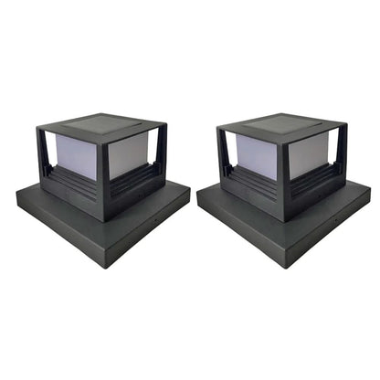 LED Solar Pillar Light | Waterproof Outdoor Column & Fence Post Lamp with Dual-Color Switching