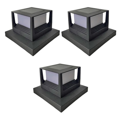 LED Solar Pillar Light | Waterproof Outdoor Column & Fence Post Lamp with Dual-Color Switching