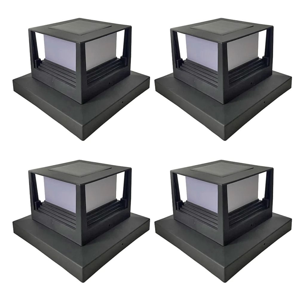 LED Solar Pillar Light | Waterproof Outdoor Column & Fence Post Lamp with Dual-Color Switching