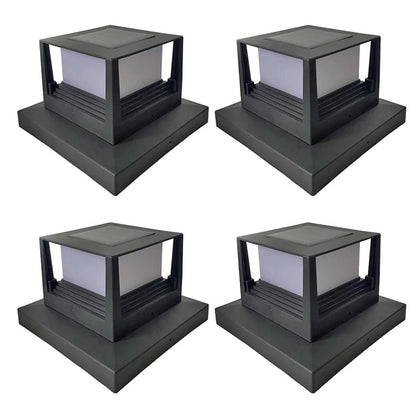 LED Solar Pillar Light | Waterproof Outdoor Column & Fence Post Lamp with Dual-Color Switching