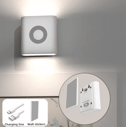 4-Pack Motion Sensor Night Light – USB-C Rechargeable Wireless LED Closet Lights