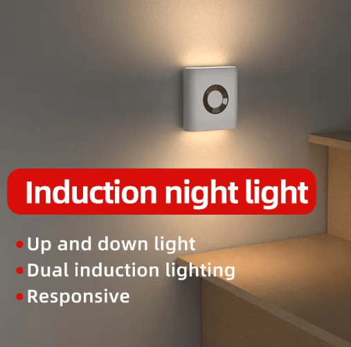 4-Pack Motion Sensor Night Light – USB-C Rechargeable Wireless LED Closet Lights