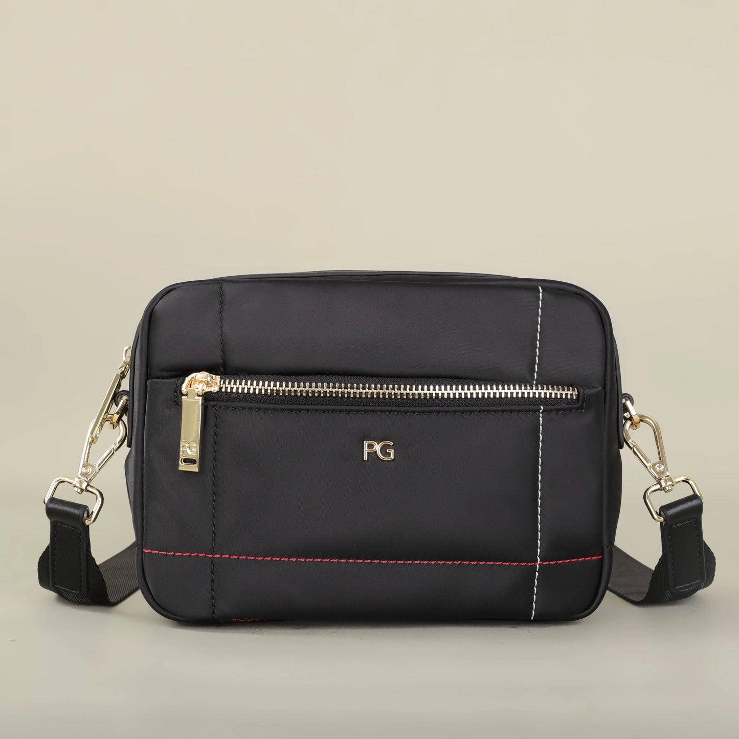 PG Waterproof Folding Square Crossbody Bag for Women