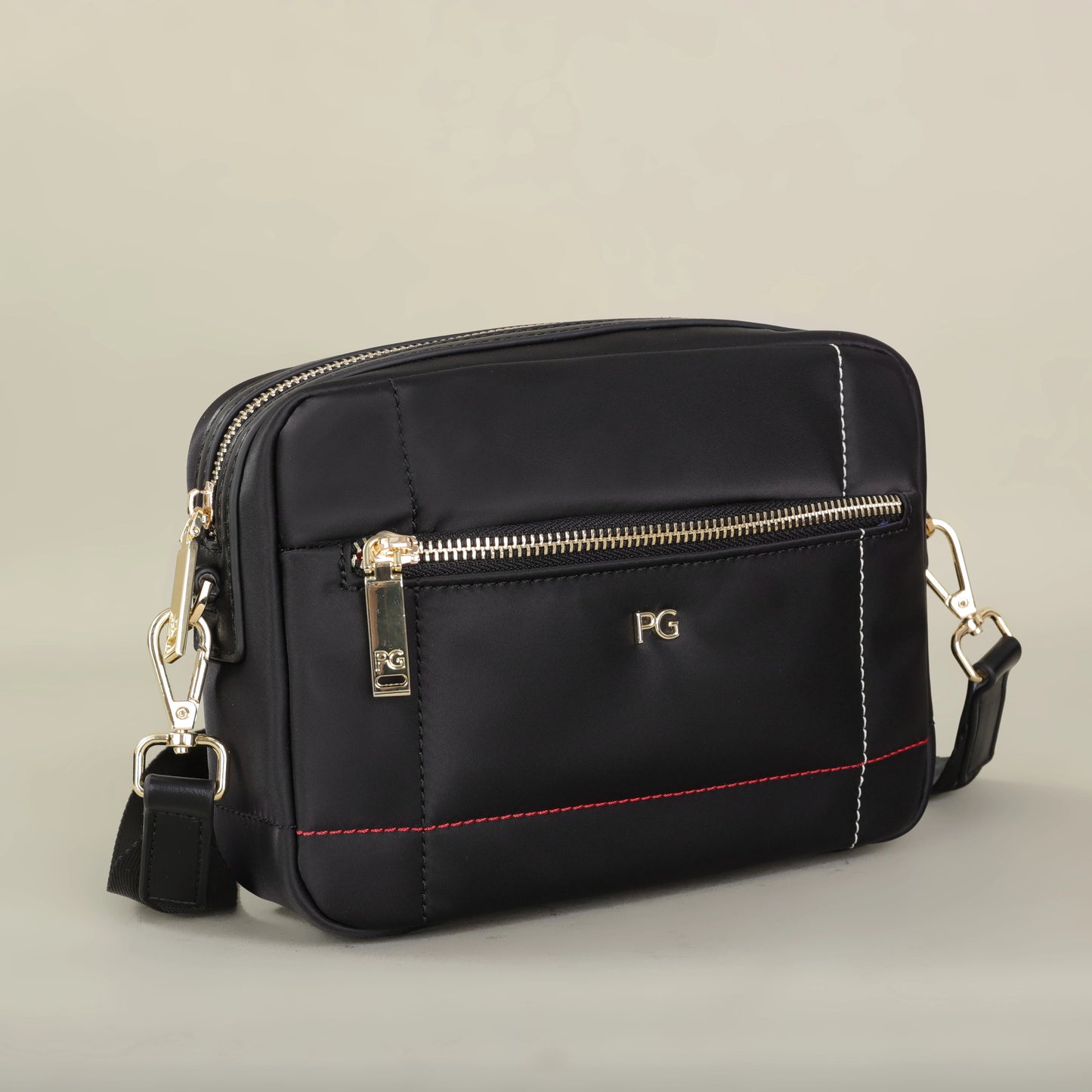 PG Waterproof Folding Square Crossbody Bag for Women
