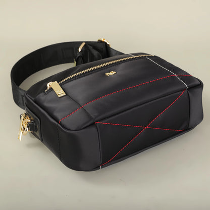 PG Waterproof Folding Square Crossbody Bag for Women