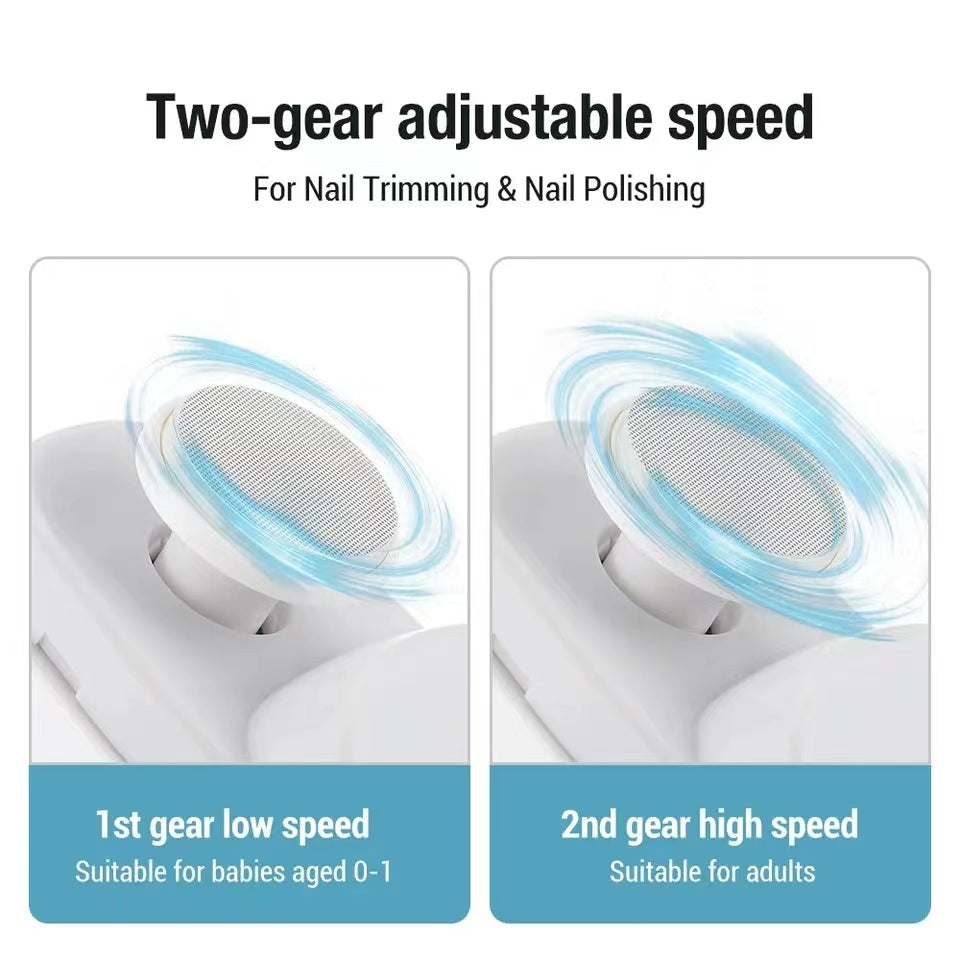 Portable Electric Nail Clipper Grinder Automatic Manicure Tool for Smooth Nail Care