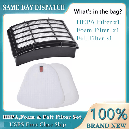Shark Navigator Lift-Away Filter Set for Restored Suction and Cleaner Home Air