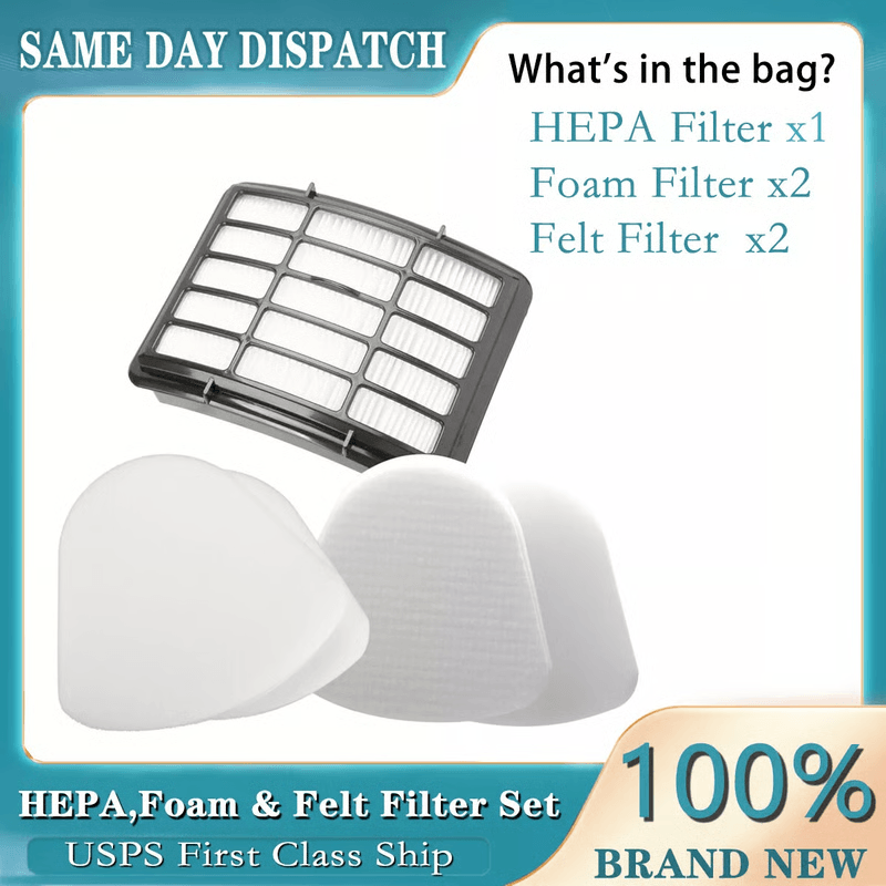 Shark Navigator Lift-Away Filter Set for Restored Suction and Cleaner Home Air