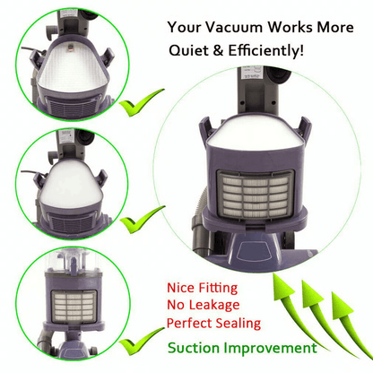 Shark Navigator Lift-Away Filter Set for Restored Suction and Cleaner Home Air