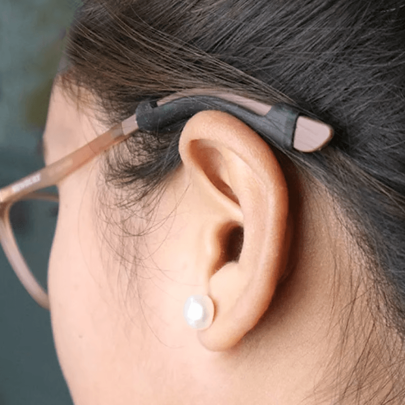 Anti Slip Silicone Temple Tips for Glasses for All Day Comfort and Secure Fit