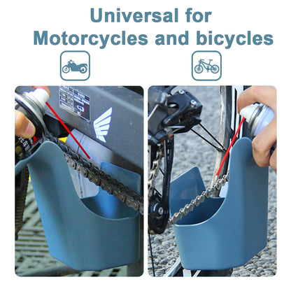 Motorcycle Chain Oil Storage Toolbox Splash Proof, Anti Spray Oil Storage for Bike Chains