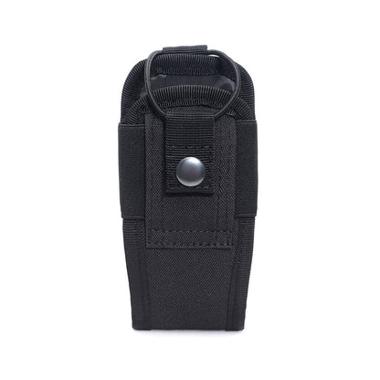 Molle System Walkie Talkie Bag Multifunctional Camouflage Accessory Bag for Outdoor Sports and Wireless Devices