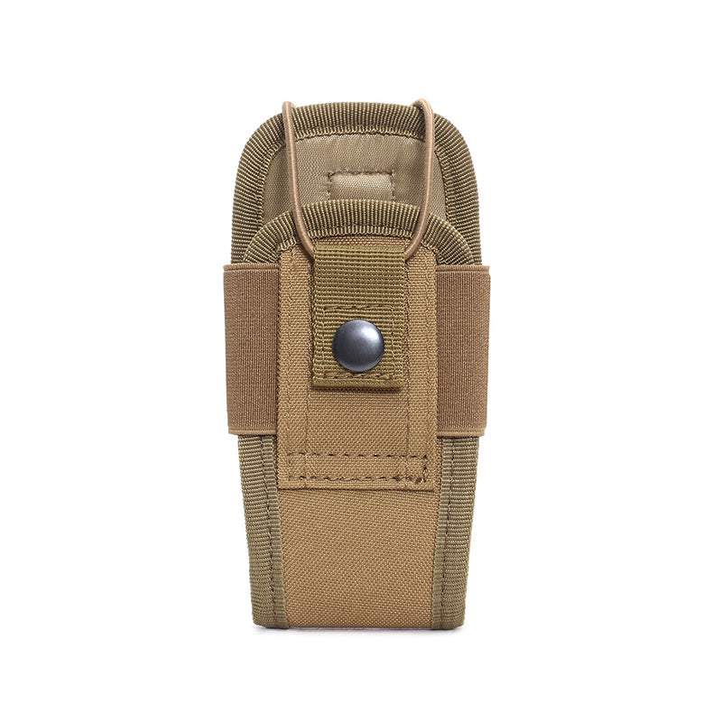 Molle System Walkie Talkie Bag Multifunctional Camouflage Accessory Bag for Outdoor Sports and Wireless Devices