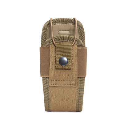 Molle System Walkie Talkie Bag Multifunctional Camouflage Accessory Bag for Outdoor Sports and Wireless Devices