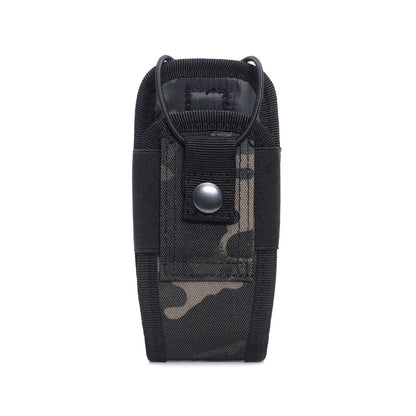 Molle System Walkie Talkie Bag Multifunctional Camouflage Accessory Bag for Outdoor Sports and Wireless Devices