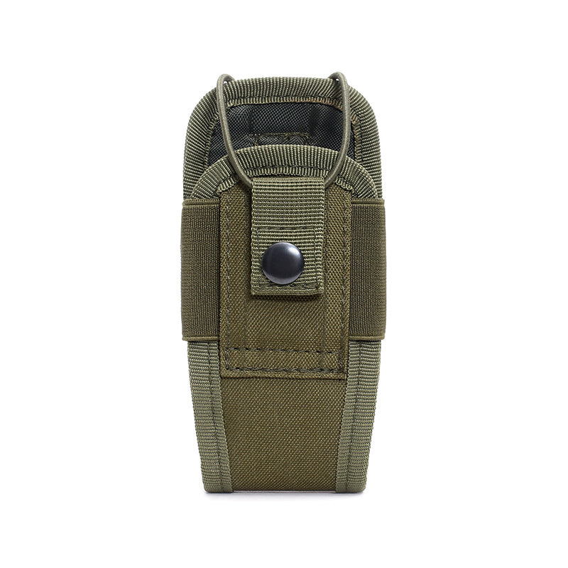Molle System Walkie Talkie Bag Multifunctional Camouflage Accessory Bag for Outdoor Sports and Wireless Devices
