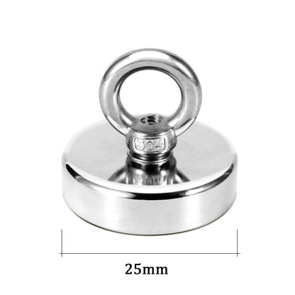 Super Strong Neodymium Fishing Magnet with Eyebolt for Salvage and Magnetic Fishing Heavy Duty Hook