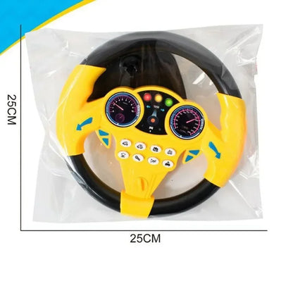 Baby Steering Wheel Toy with Lights and Sounds for Toddlers