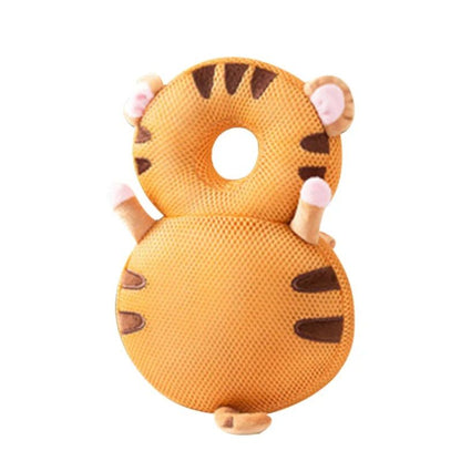 Baby Head Protection Cushion Backpack, Cute Animal Plush Safety Pad with Adjustable Straps for Toddlers Learning to Walk